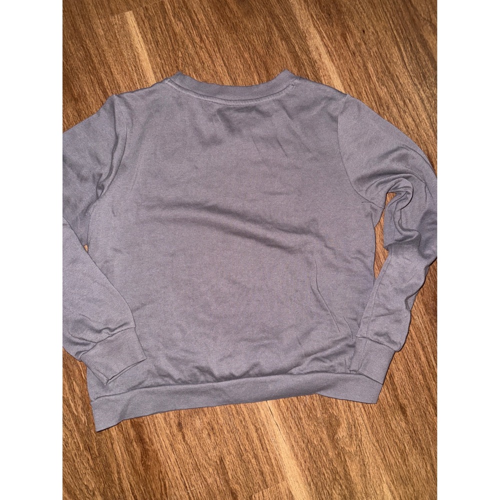The Rolling Stones Womens Gray Graphic Crewneck Sweatshirt Pink Logo Size Medium - Picture 4 of 4